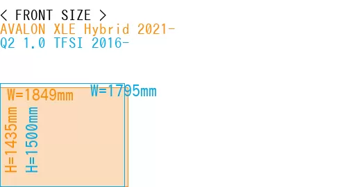 #AVALON XLE Hybrid 2021- + Q2 1.0 TFSI 2016-